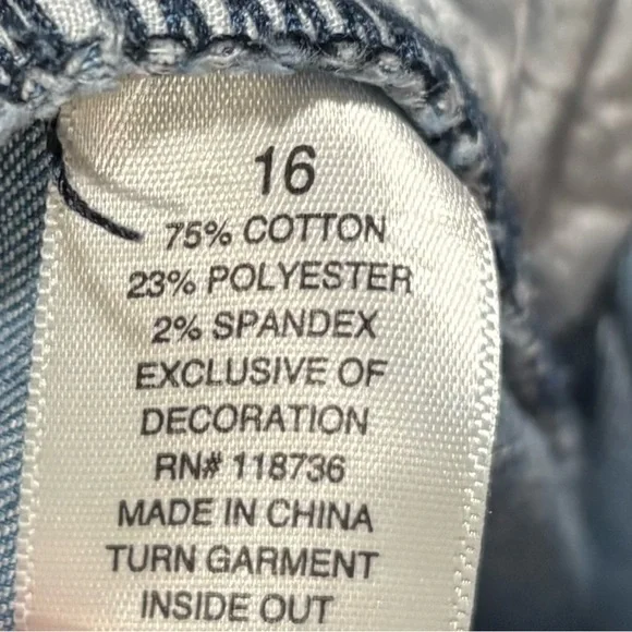 a.n.a Blue Boot Cut capris with Decorative Pockets - Picture 9 of 9